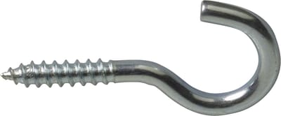 AMIG Schroefhaken - 26x - verzinkt staal - 29 mm - zilver - DHZ ijzerwaren - bevestigingsmaterialen - A merk kwaliteit