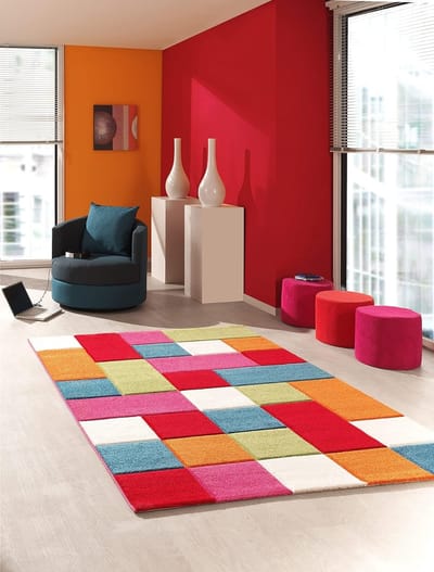 the carpet Monde Modern Zacht Kinderdeken, Zachte pool, Onderhoudsvriendelijk, Kleurecht, Levendige kleuren, 120x170