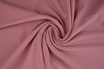 French terry stof - Donker oud roze - 10 meter