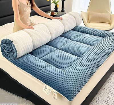 Futon Matras - Vloermat Opvouwbaar - Comfortabel Slapen - Ergonomisch Ontwerp - 150 x 200 cm - B