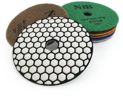 Diamant Polijstschijven - Schuur Disc - Droog Polijsten - Snelle Aggressieve Actie - 100mm Diameter