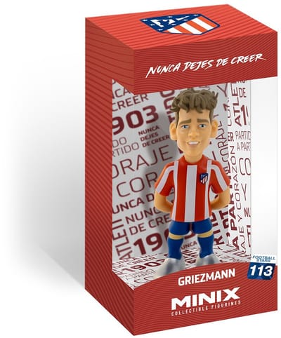 Minix - Football Stars #113 - Atletico Madrid - Antoine Griezmann "008" - Figuur 12cm