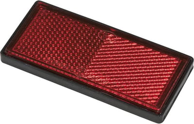 ProPlus Zelfklevende rode reflector - 85 x 39 mm - E4-gekeurd - Voor aanhangers en trailers