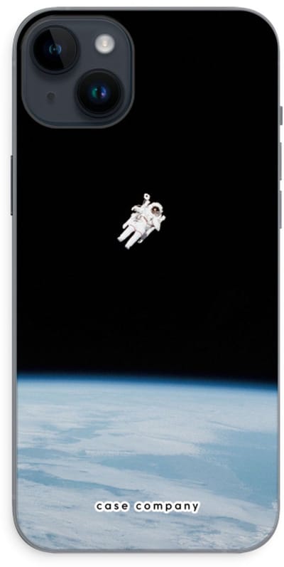 Case Company® - Hoesje geschikt voor iPhone 14 Plus hoesje - Alone in Space - Soft Cover Telefoonhoesje - Bescherming aan alle Kanten en Schermrand