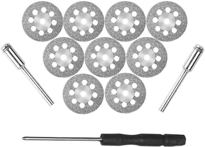 Diamant Doorslijpschijven - Snijschijven Set - Precisie Snijden - 10 Delige Set - 22 mm Doorsnede
