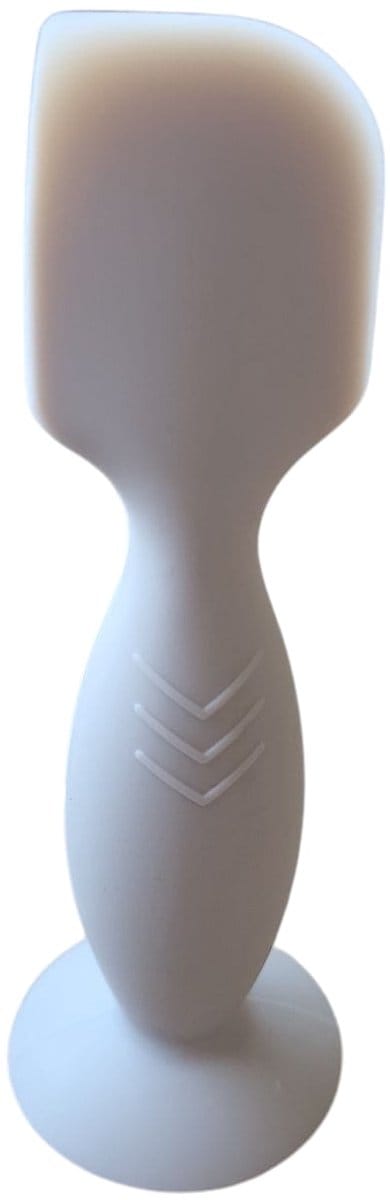 Spatel om creme aan te brengen - Baby insmeren - Schone handen - Silicone - Beige - 2 stuks