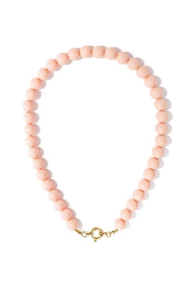 Ketting met kralen en frontsluiting-12mm