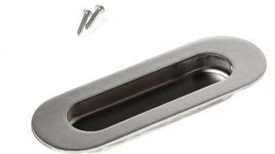 Schuifdeurkom ovaal 120x40 rvs 500/SS.