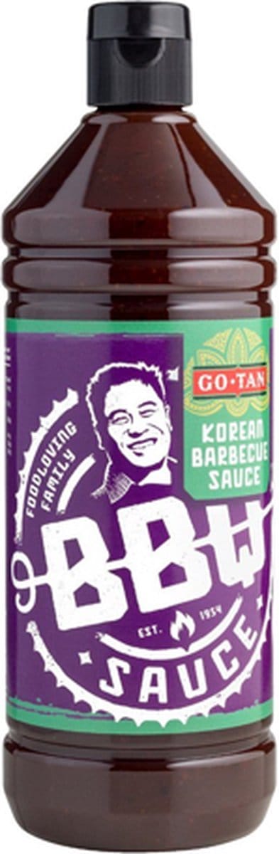 Go-tan Korean BBQ saus - Aziatische tafelsaus met zwarte bonen en chilipepers - 1ltr
