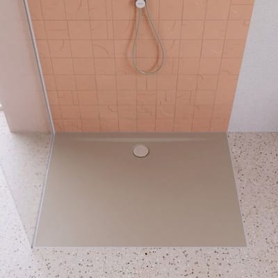 KALDEWEI SUPERPLAN ZERO 1544-5 shower tray with tub support extra flat 111 x 101 cm 354447980662
