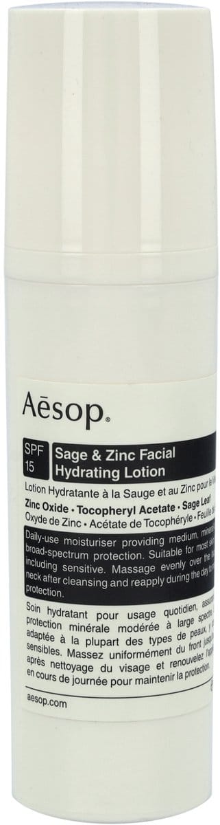 Aesop Sage & Zinc Facial Hydrating Lotion SPF15 50 ml
