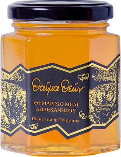 Melissokomiki Natural Thyme Honey Miracle of Gods 250gr | Natuurlijke TijmHoning