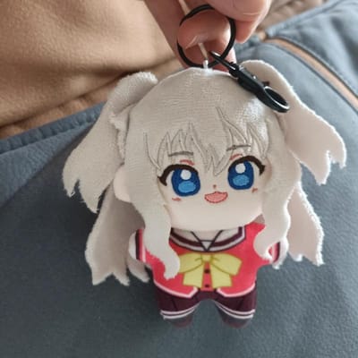 10cm Tomori Nao Hanger Pluche Poppen Mini Zachte Sleutelhanger Tas Charlotte Pluche Speelgoed Schattige Anime Pluche Speeltjes Vakantie Verjaardagscadeau 10cm