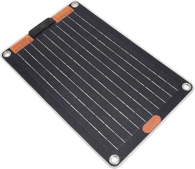 Draagbaar Zonnepaneel - Zonnelader - Buiten Energie - 30W Dubbelzijdig - 39x29x3 cm - Zwart