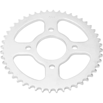 48T 58mm 428 Ketting Achtertandwiel Motorfiets Vervanging Stalen Achtertandwiel Tandwiel voor ATV Karting DIY white