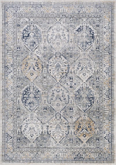 SURYA - CAMILLA Vintage Oosters LichtGrijs Tapijt
