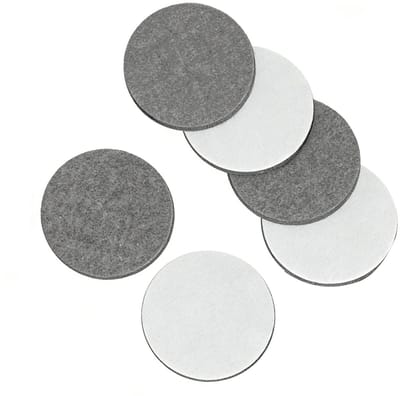 Set van 6 Polijstviltjes en Polijstschijven van 125mm voor Excentrische Schuurmachines, Ideaal voor Auto- en Vlakpolijsten