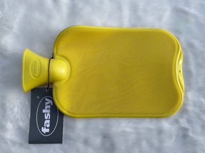 Fashy - Warmwaterkruik - Enkelzijdig Geribbeld - Geel