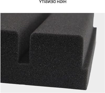 Akoestische Panelen - Geluidsisolatie Schuim - Ruimte Verbeteren - Hoge Dichtheid Schuim - 6 Stuks 30x30x5cm - Zwart