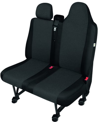 Pasvorm stoelhoes Renault Master / Opel Movano / Nissan NV400/Interstar - ARES - DV2 - 2-zits duobank (met split in zitting en