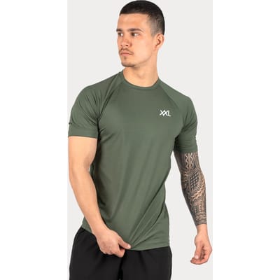 XXL Sportswear Performance T-Shirt - Dark Green Donker Grijs XL