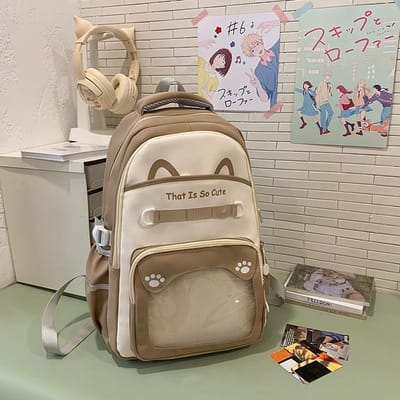 In de zomer zijn de nieuwe studenten eenvoudig en casual en de vrouwelijke pendelaars hebben een grote capaciteit. De Mori Schooltas doet pijn aan de Baby Bag Rugzak. .