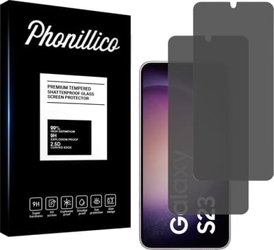 Screenprotector privacy voor Samsung Galaxy S23 - 2 stuks Beschermglas Privacy Glas van glazen schermbeschermfolie