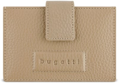 Bugatti Elsa Kredietkaart etui RFID-bescherming Leer 11 cm - 5 Sleuven - sand