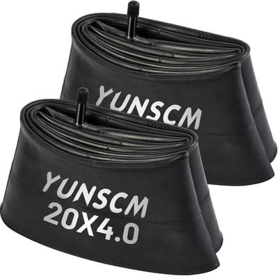 Binnenband Fatbike 20x4.0 - Fietsbanden Binnenbanden - Butyl Rubber - Geschikt voor 20 x 3.5/4 inch - Schraderventiel - Voor Elektrische Fietsen