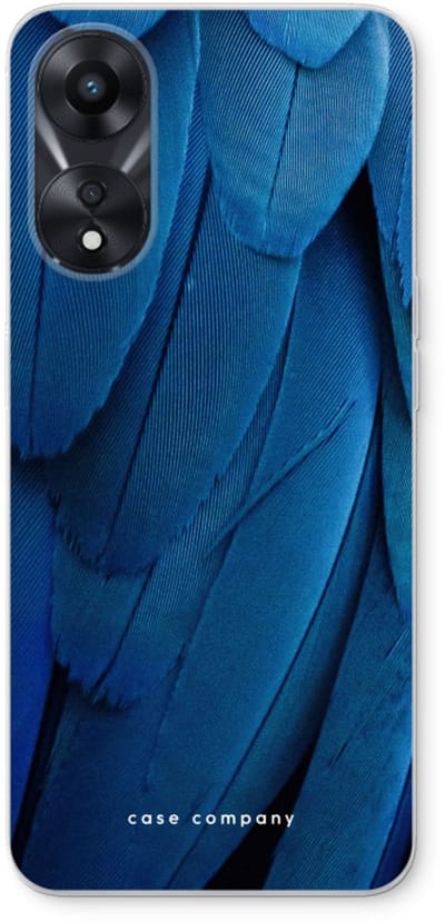 Case Company® - Hoesje geschikt voor Oppo A78 5G hoesje - Pauw - Soft Cover Telefoonhoesje - Bescherming aan alle Kanten en Schermrand