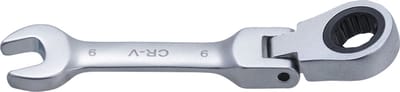BGS Ratelring-steeksleutel kort afgebogen SW 9 mm - 6909