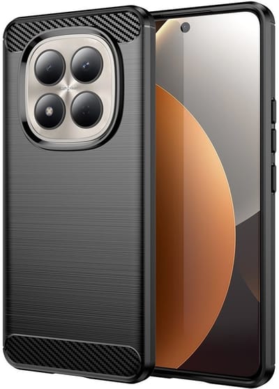 Coverup Hoesje - Geschikt voor Xiaomi Redmi Note 15 Pro 4G Hoesje - Coverup Armor Brushed TPU Back Cover - Zwart