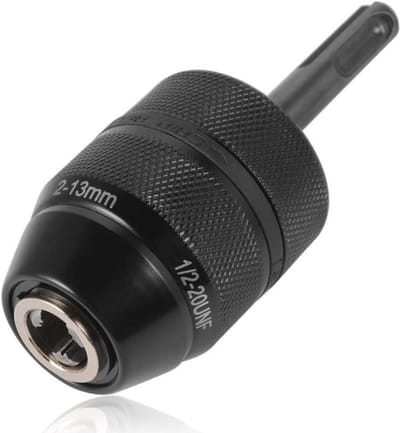 longziming -SDS Boorkop 2–13 mm – Sleutelloze 3-Klauw Boorkop met SDS-Plus Adapter – Chroom-Vanadium Staal – Voor Boorhamer en Combihamer