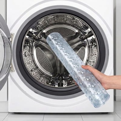Thijox - Antislip Badmat 53 x 53 cm - Douchemat met Bubbels en Zuignap - BPA-vrij, Antibacterieel, Schimmelbestendig, Machinewasbaar, Veilig voor Gezi