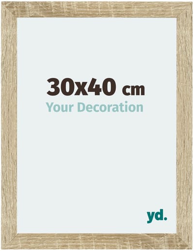 Your Decoration - Puzzellijst 30x40 cm - Sonoma Eiken - Puzzellijst 500-1000 stukjes - MDF Fotolijst - Mura