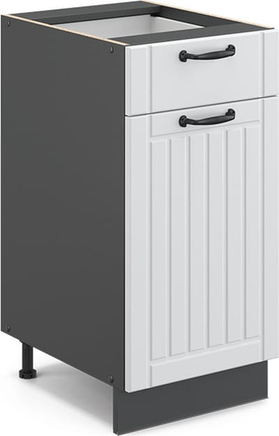 Vicco Fame-Line Keukenonderkast – 40 cm zonder werkblad Wit Landhuis