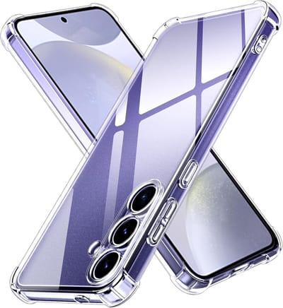 Siliconen hoes Geschikt voor: Samsung Galaxy S24 Plus - TPU Gorilla anti-schok met camera beschermer - schokbestendige hoeken - transparant