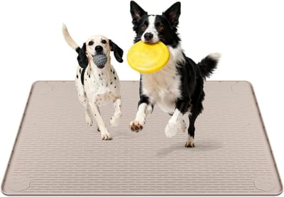Herbruikbare training pads voor honden 40" x 28" - Antislip hondenmat, honden plasmat voor zindelijkheidstraining en vloerbescherming in khaki