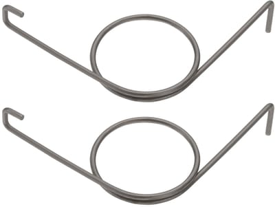 Dailygoods- Reparatieveer 2 Stuks - Compatibel met GU PSK 966 - Roestvrij Staal - Links - Afmetingen 35mmx34mm - Schuifdeur Systeem - Schuifdeurveer