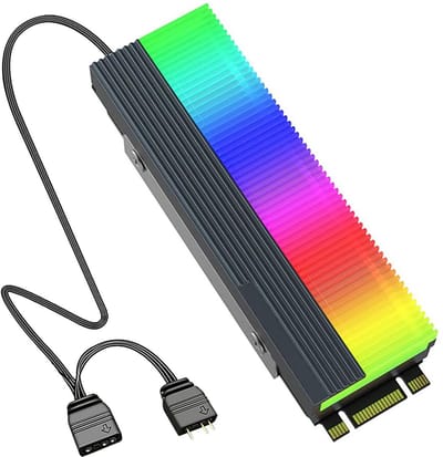 Aluminium Koellichaam voor M.2 2280 SSD Koeling met Warmtegeleiding - Desktop