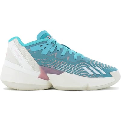 D.o.n.-basketbalschoen voor heren Uitgave 4 Semi Mint Rush/wonder Mauve/gebroken wit