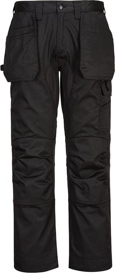 Portwest WX2 Eco Stretch Broek met holsterzakken CD883 - Zwart - 28