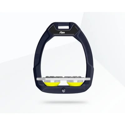 Veiligheidsspindels voor paardrijden Plat Grip Rood/Grijs/Geel Flex-On Safe-On