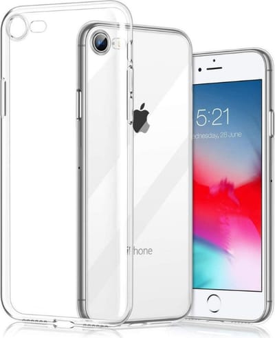 hoesje Geschikt voor iphone 7 hoesje siliconen case transparant -Geschikt voor iphone 8 hoesje
