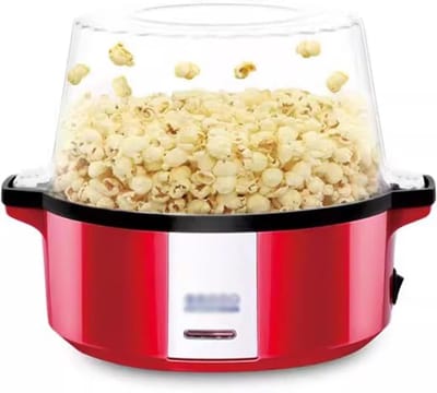 Popcorn Machine - Maak Popcorn - Films Kijken - Snelle Bereiding - 3.6 Liter - Rood