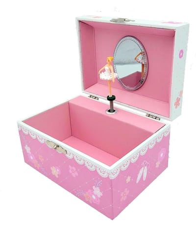 Muziekdoosje Ballerina Trio - Sieradendoos voor Kinderen - Simply for Kids - Sieradendoosje met Dansende Ballerina