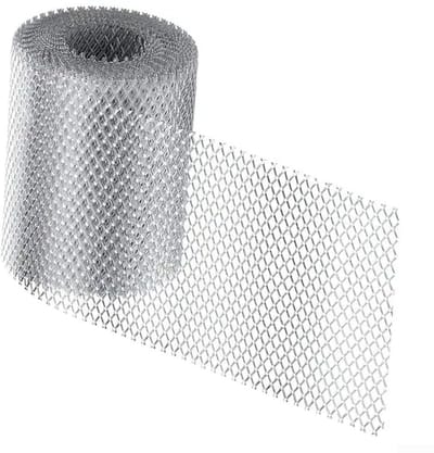 Dailygoods- Goot Guard Aluminium - 6,1 m Rol - Bladeren/puin Blokkeren - Regengoot/Dakgoten - Eenvoudig te Installeren - Hoogwaardige Materialen - Gootbescherming