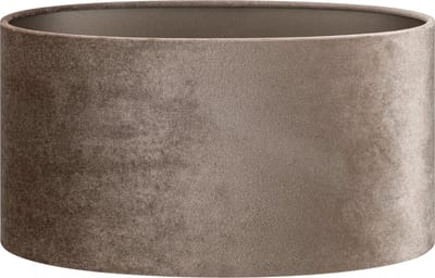 Lampenkap Ovaal - 25x16x15cm - Fendi velours taupe
