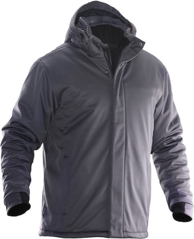 Jobman Softshell Jas Winter Heren - Donkergrijs - Maat XS