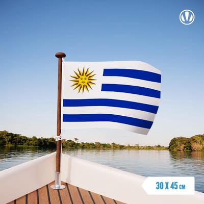 Vlag Uruguay 30x45cm